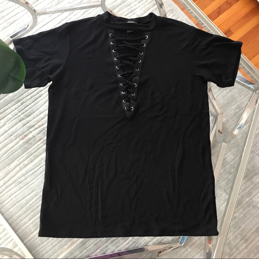 Forever 21 Tie Up Tee